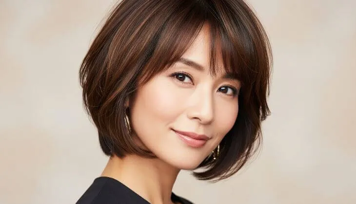 40代の髪型・手入れが楽＆ショートで前髪ありは正解？