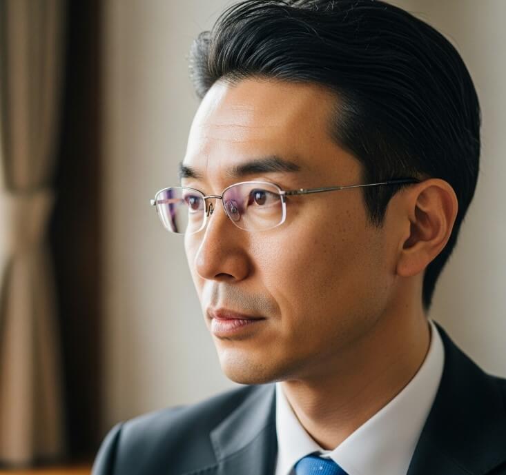 40代男性の髪型・面長におすすめのトレンドヘア