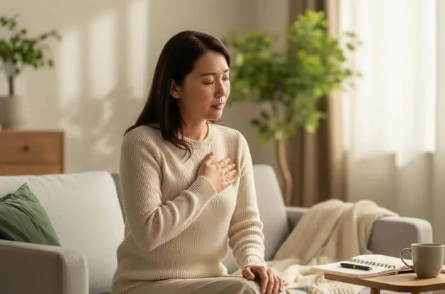 40代生理前の胸が張る原因と症状の時期